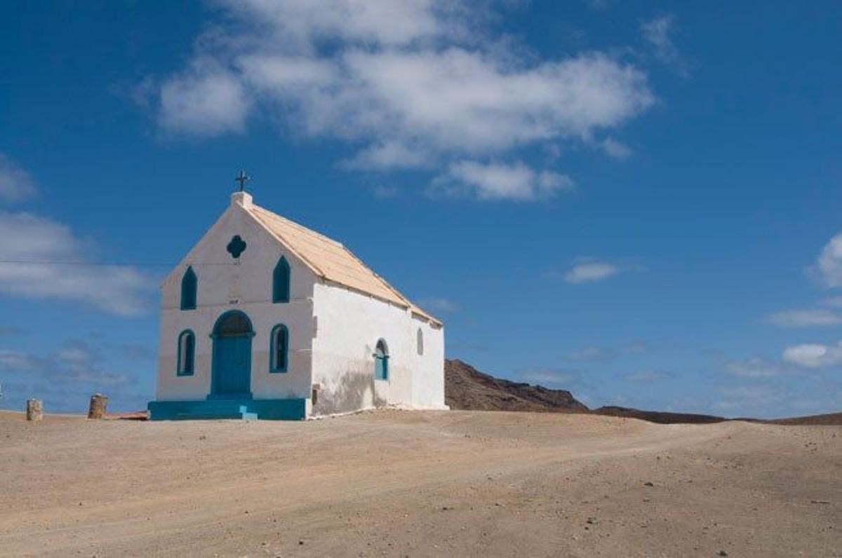 Iglesia en Pedro Da Sal, en la Isla de Sal, Cabo Verde.