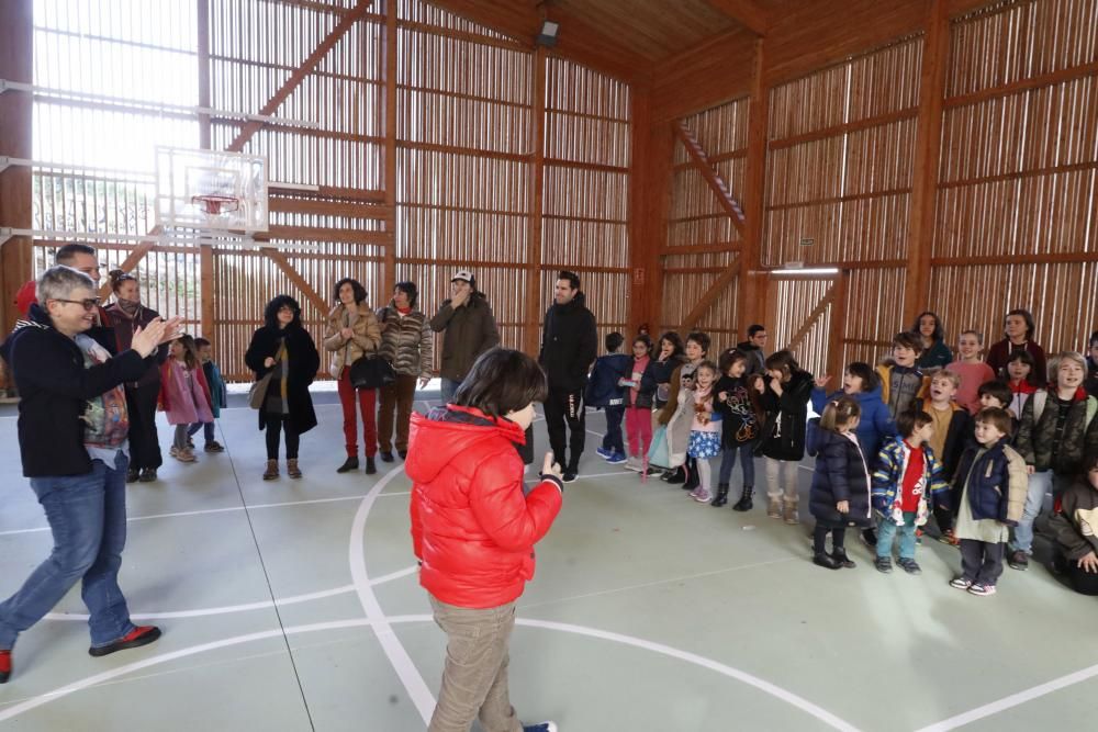 Inauguración de la pista cubierta de Cimadevilla