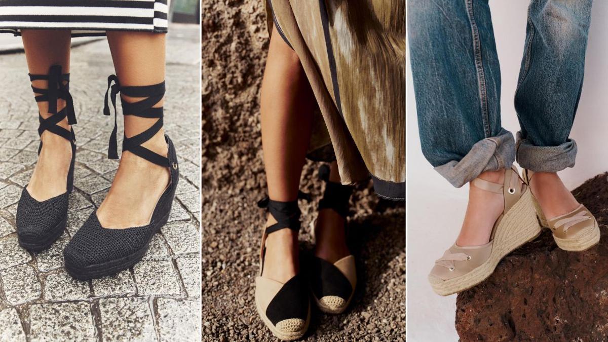 8 alpargatas con cuña de Zara, Mango y compañía que llevarás más allá de la Feria de Abril