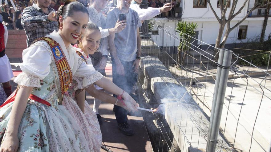 Así ha sido la tercera mascletà de las fallas de Xàtiva en 2024