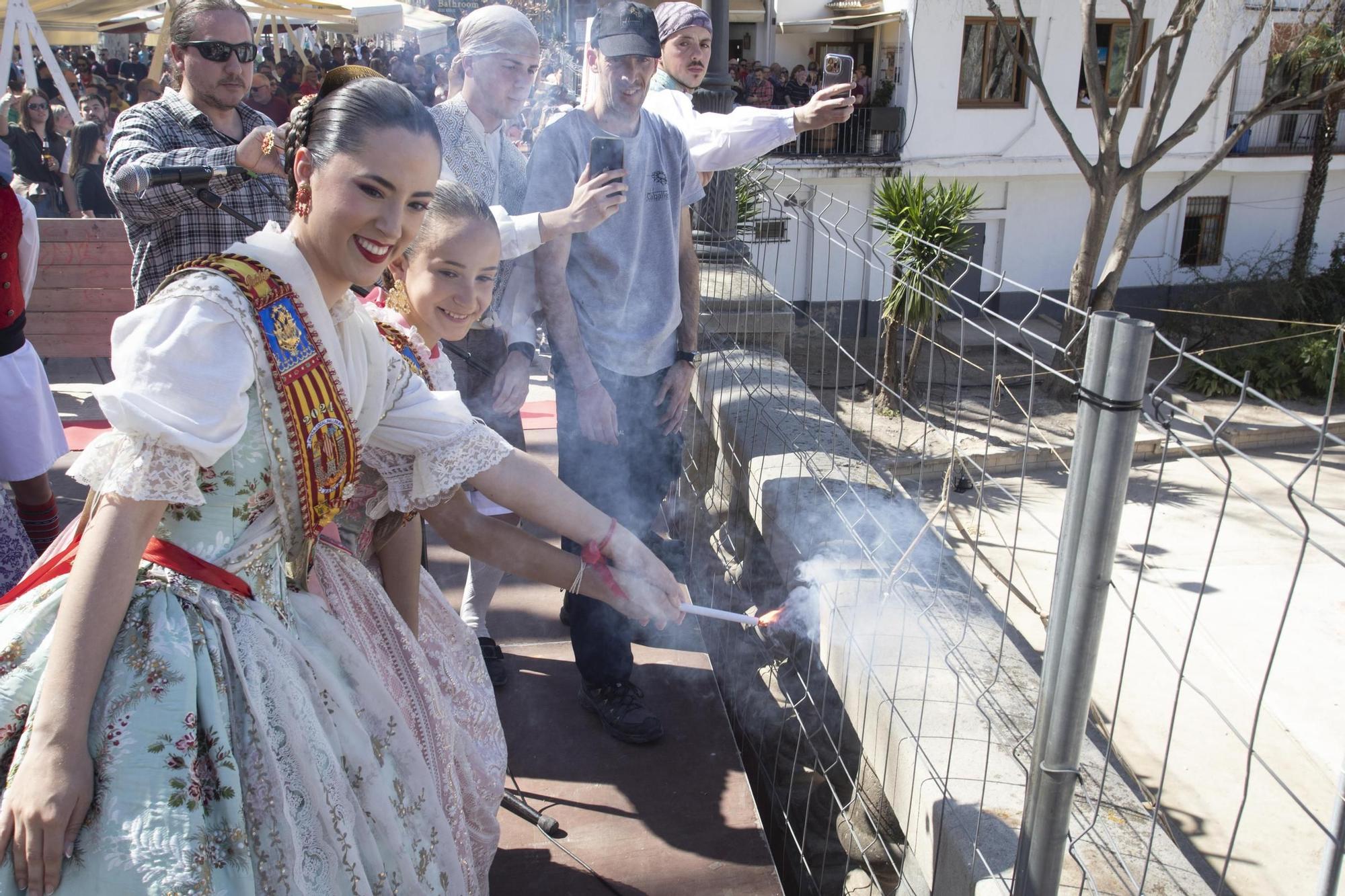 Así ha sido la tercera mascletà de las fallas de Xàtiva en 2024