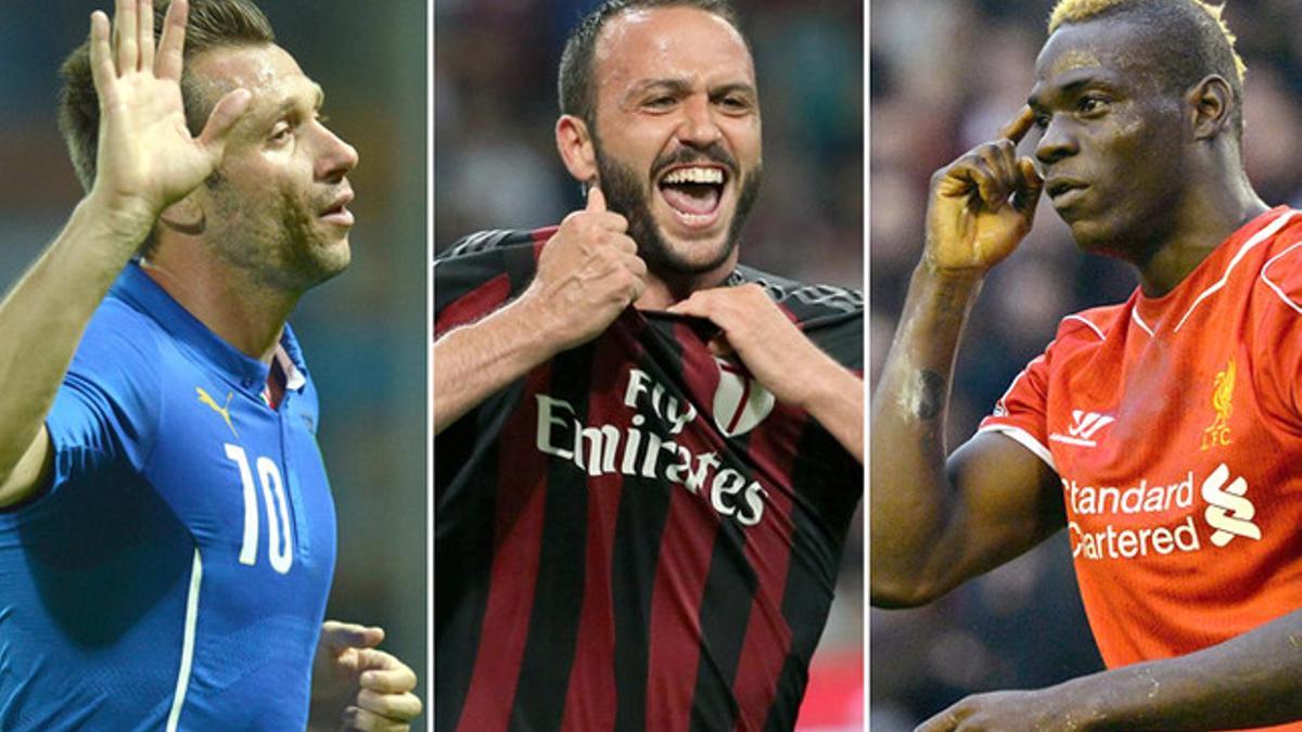 Cassano, Pazzo y Balotelli pueden coincidir en la Samp