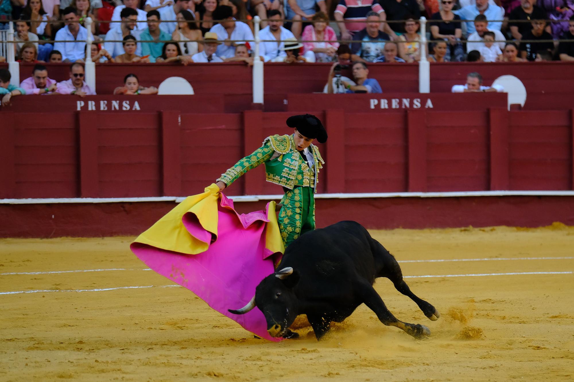 Toros en la Feria I Séptima corrida de abono en la Malagueta