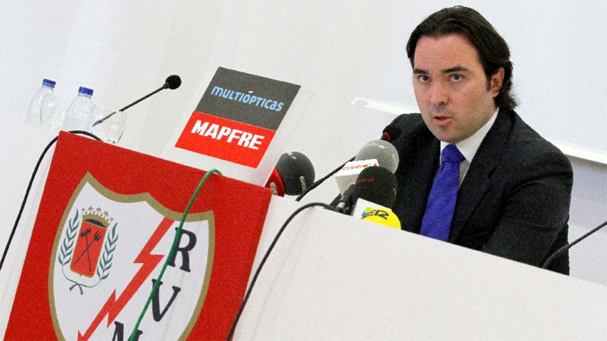 Martín Presa, presidente del Rayo Vallecano