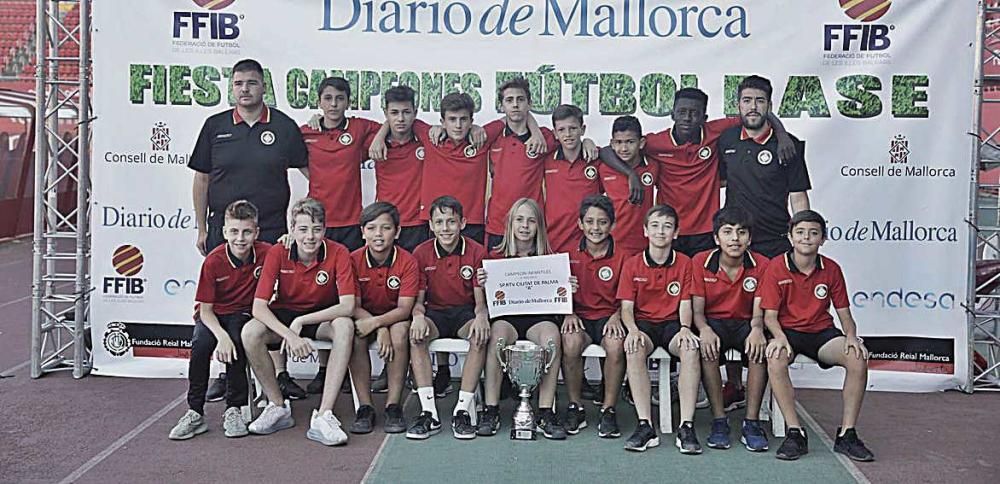 CAMPEÓN: Ciutat de Palma. Infantil Segunda Liga A