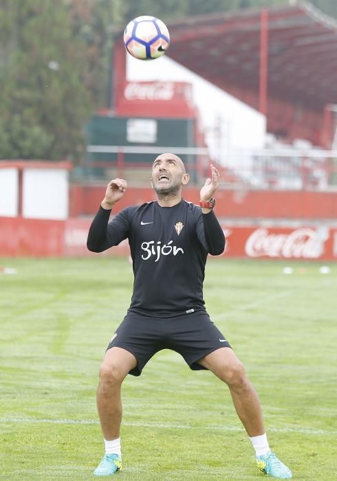 Entrenamiento del Sporting de Gijón