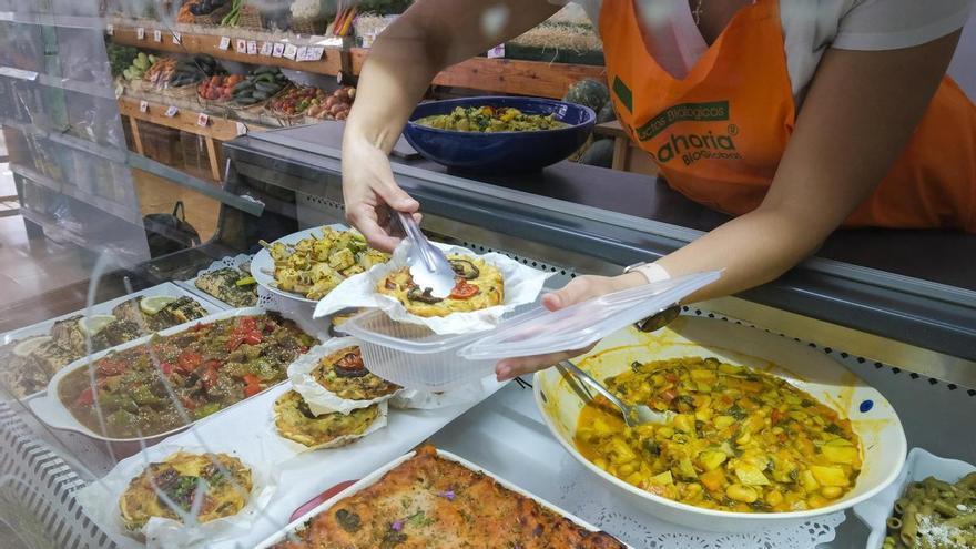 Los menús ecológicos y los productos frescos que acercan el campo a la ciudad, en Las Palmas de Gran Canaria