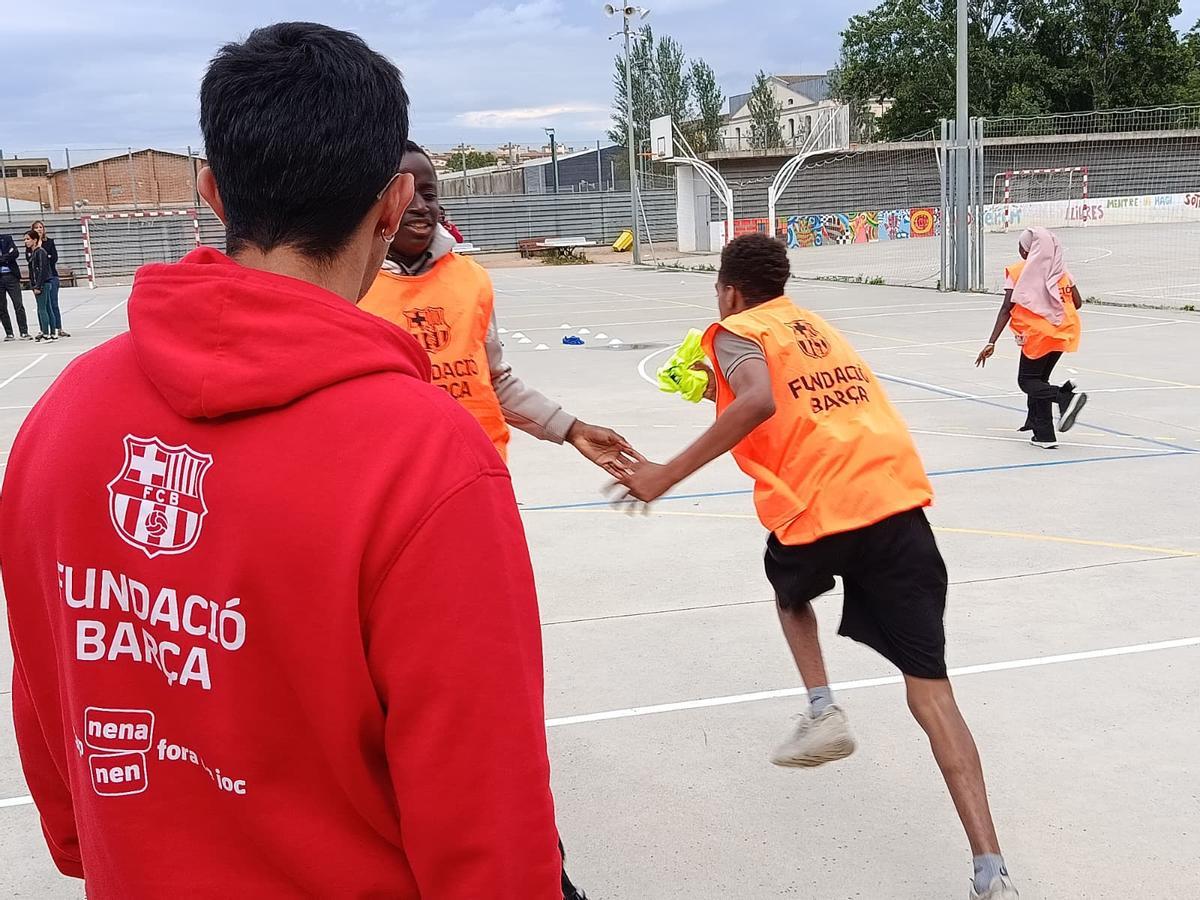 Les imatges dels joves de Salt participant en el projecte Barça Activa’t Les imatges dels joves de Salt participant en el projecte Barça Activa’t