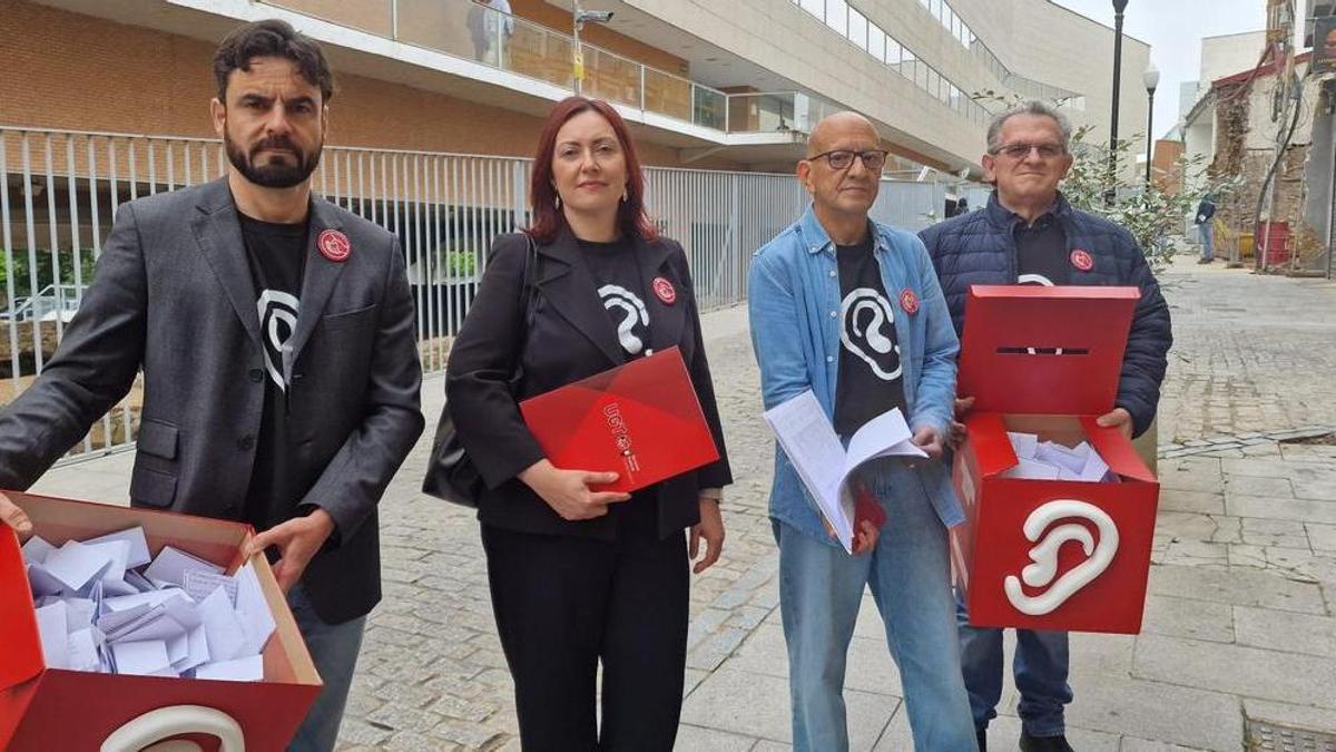 UGT entrega en la Consejería de Hacienda, Administración Pública y Diálogo Social las propuestas de los empleados públicos de la Junta tras un proceso de escucha activa.