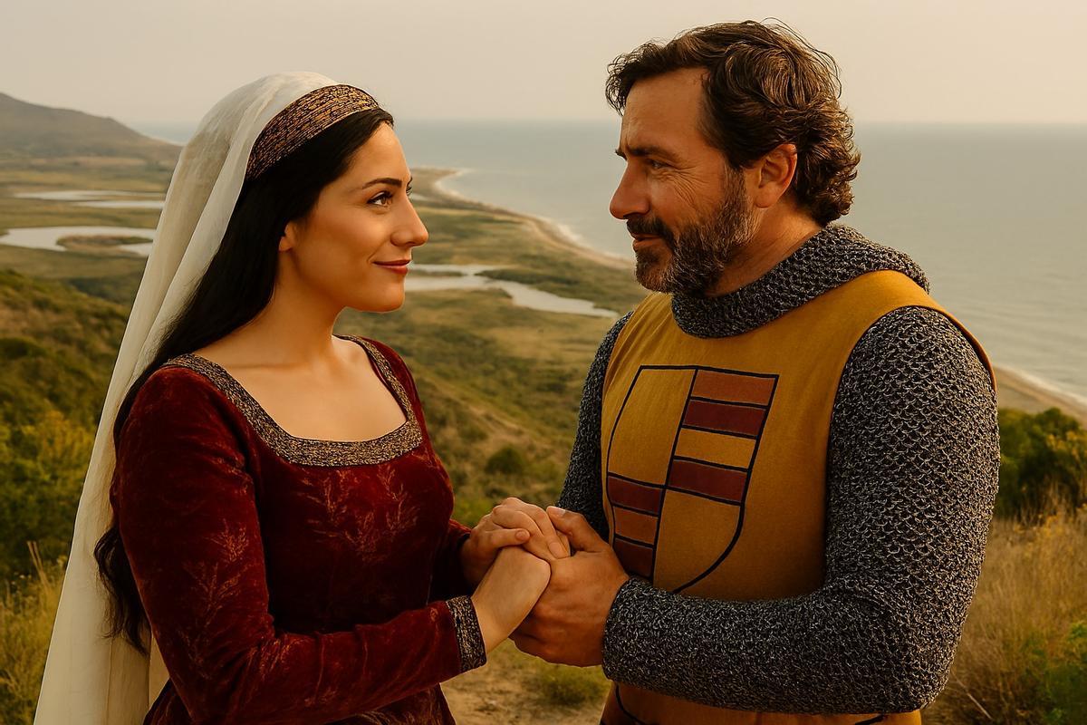 Recreación del matrimonio Carròs.