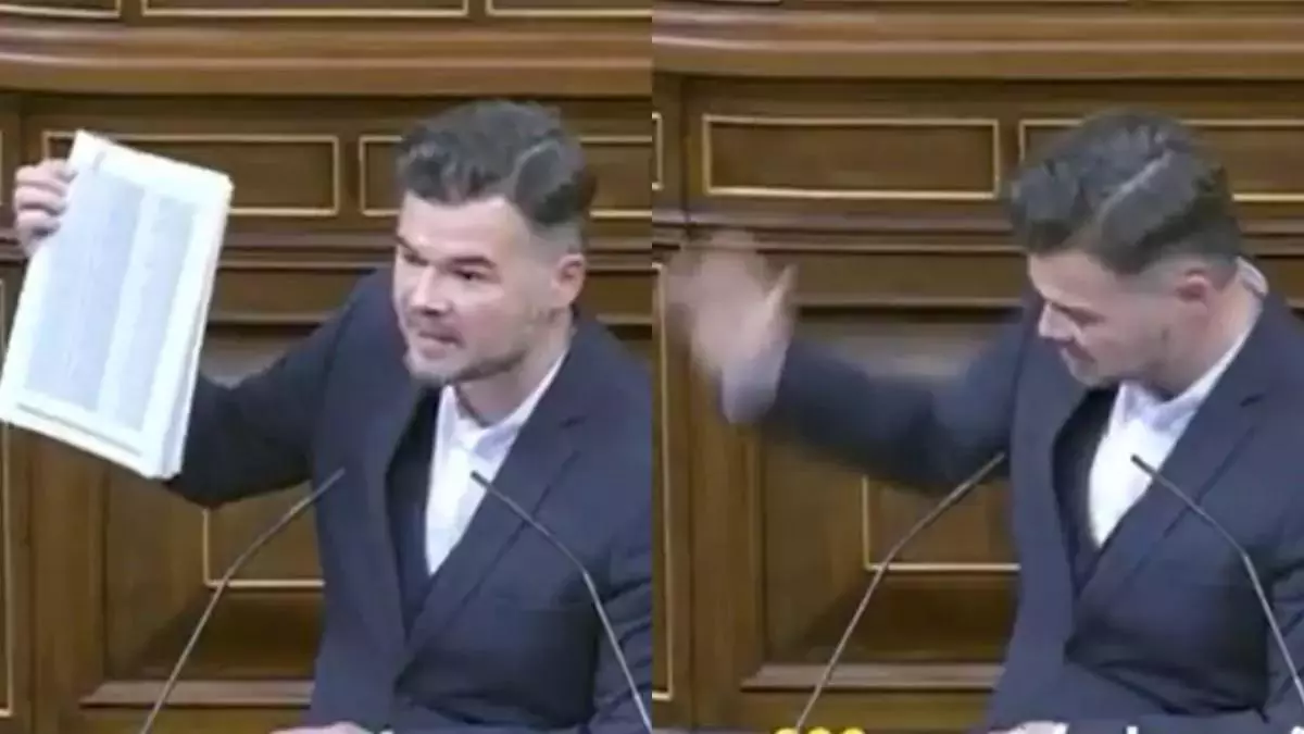 El aclamado discurso de Gabriel Rufián en el Congreso sobre Israel y Palestina: "Una lista de los 15.000 niños asesinados"