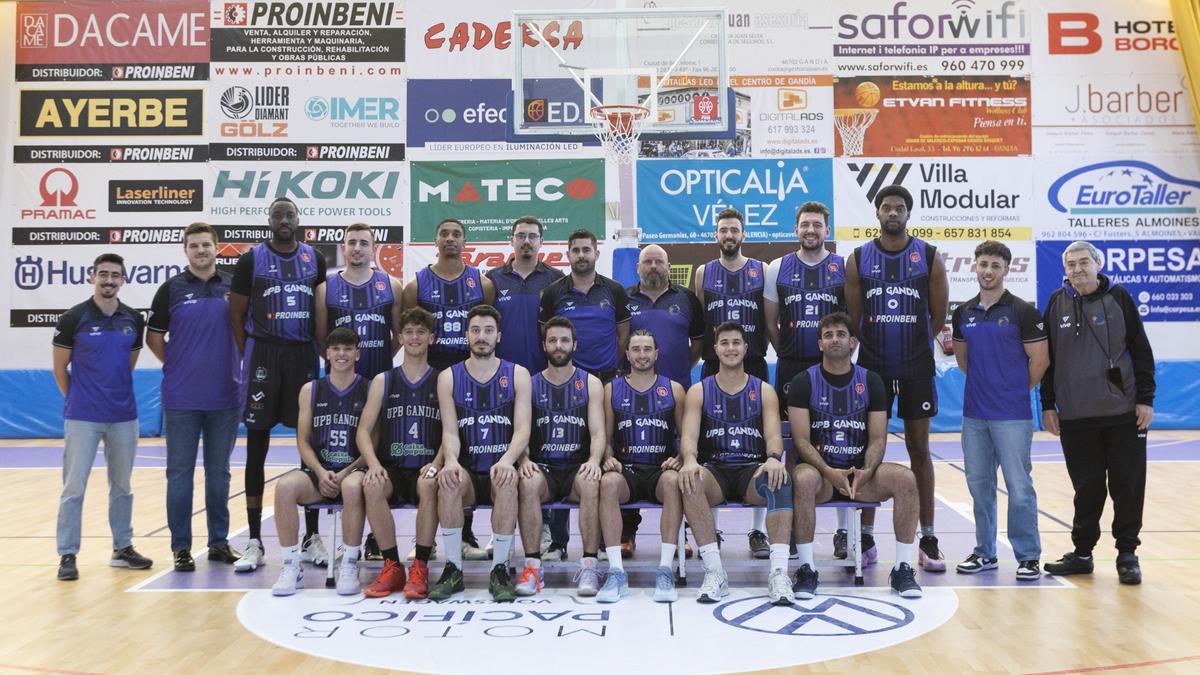 El equipo Proinbeni UpB Gandia de 2ª FEB