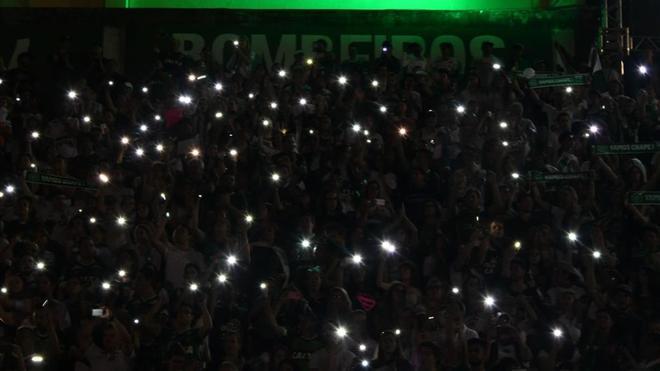 Chapecó homenajeó a los suyos con el corazón roto