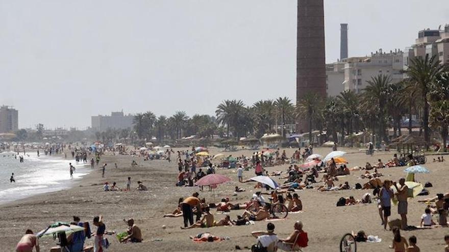 Playa de la Misericordia, en agosto pasado.