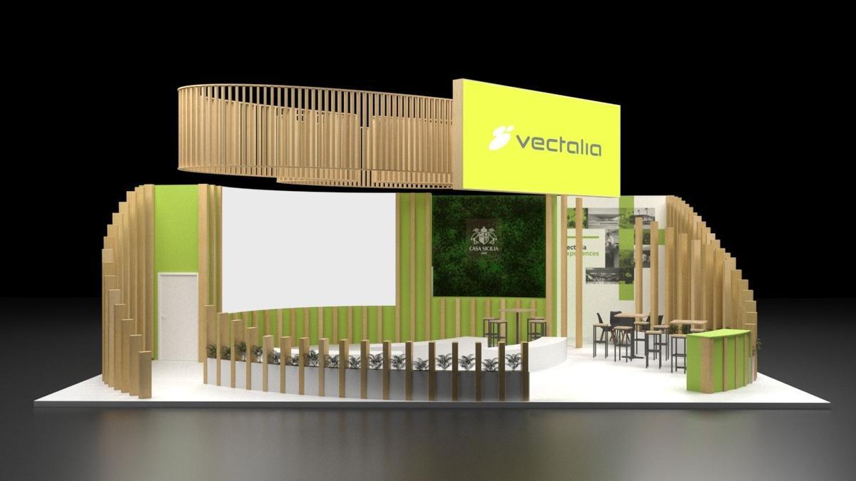 El stand que prepara Vectalia para Fitur 2024