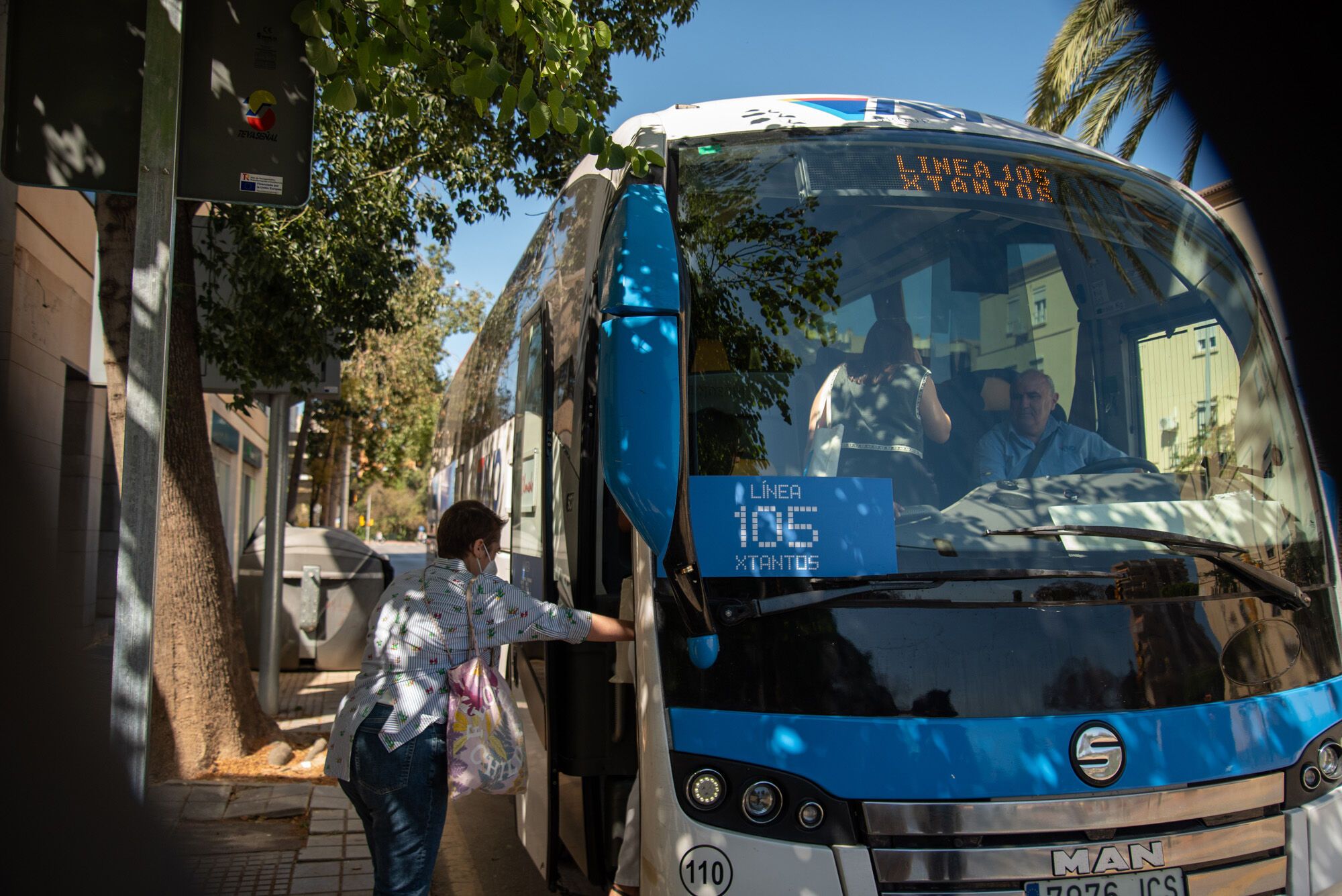 Ruta con la Línea 105 Xtantos