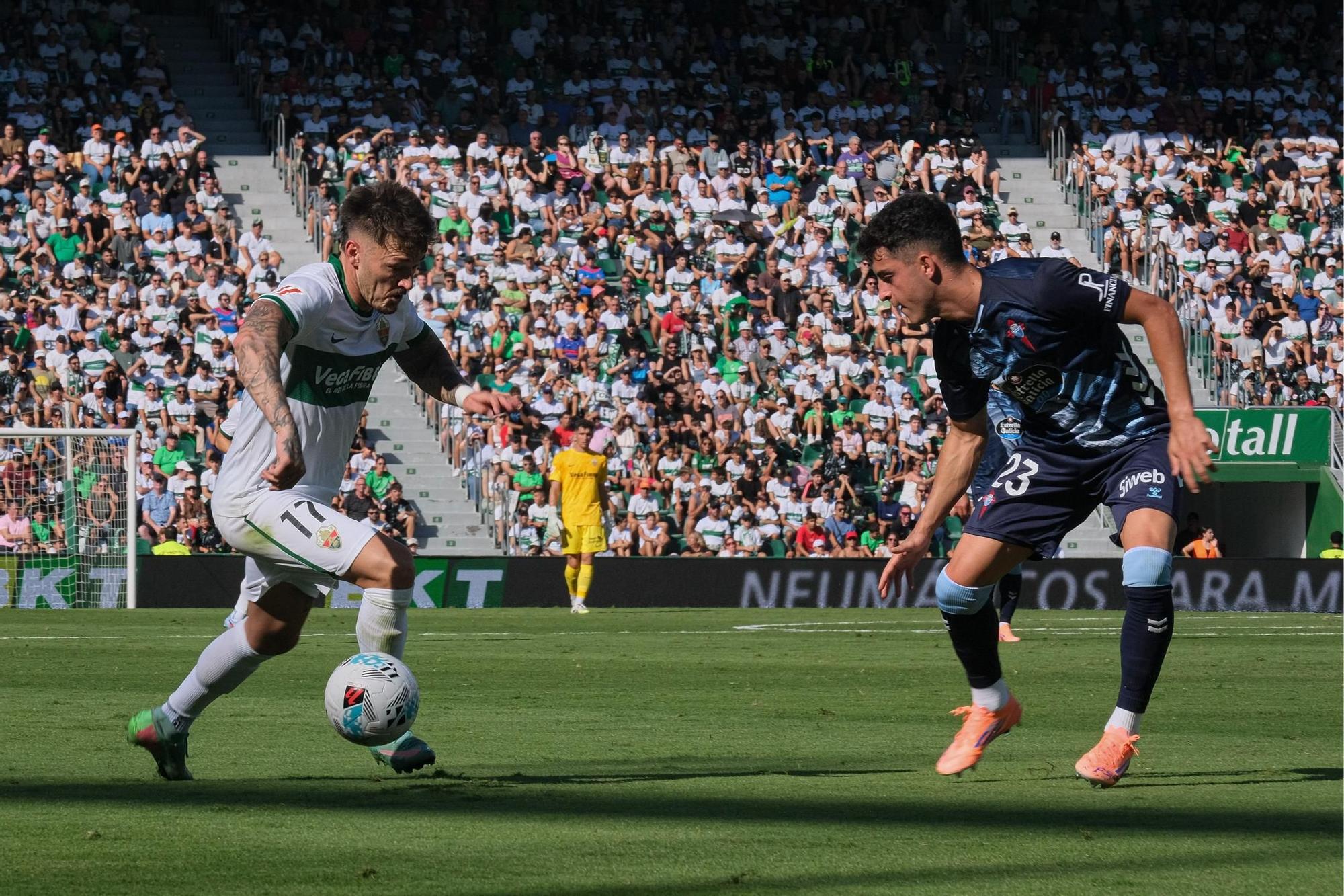 Las imágenes del Elche-Celta