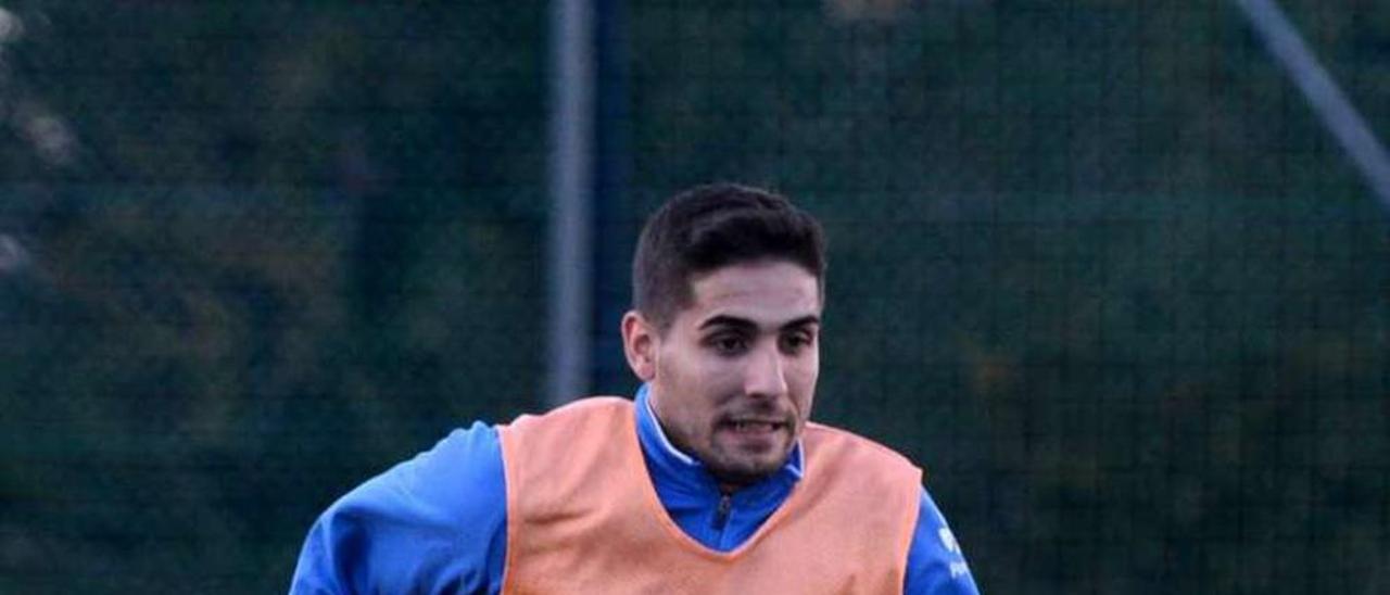 Borjas Martín durante un entrenamiento. // Rafa Vázquez