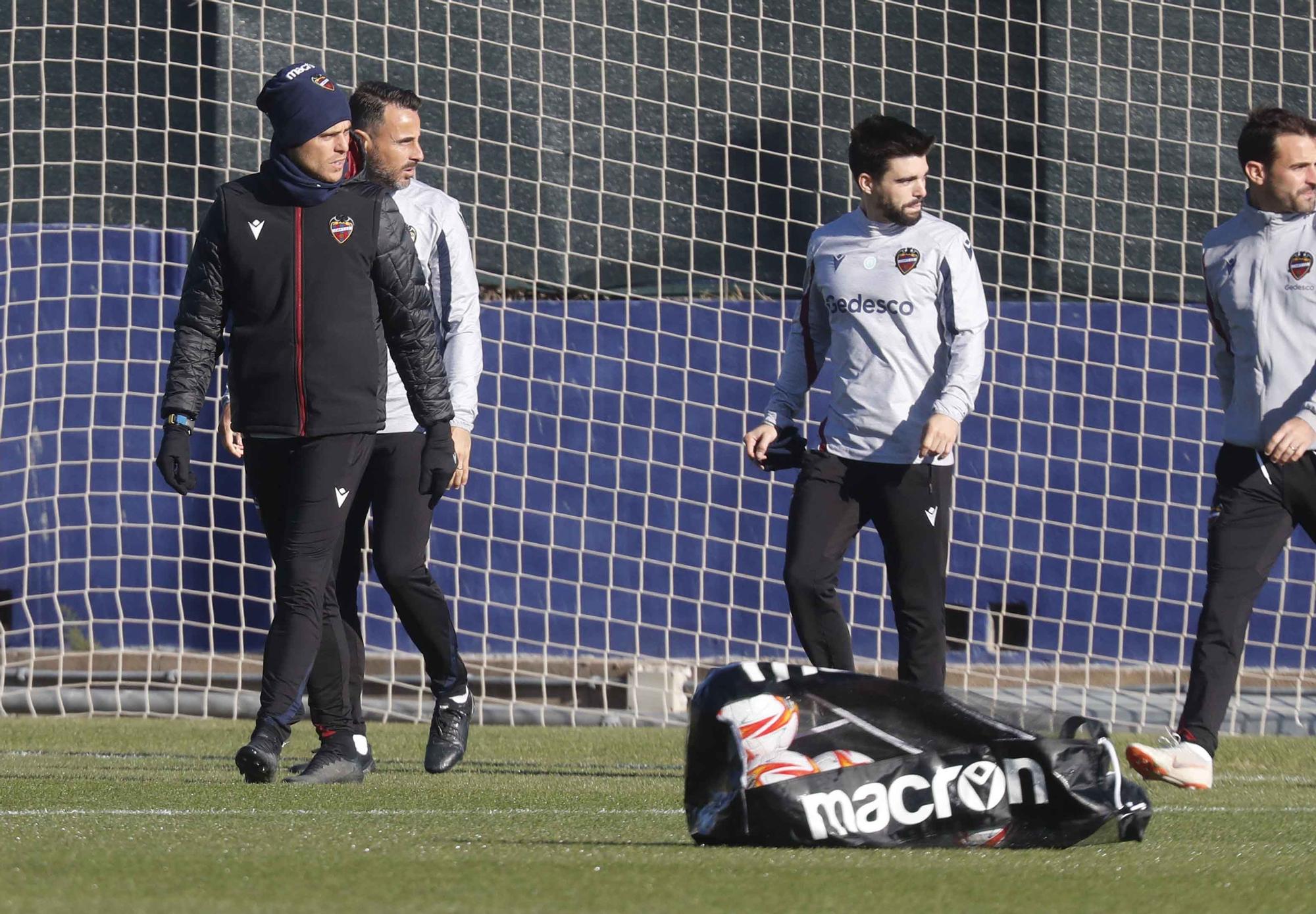 Último entrenamiento del Levante antes de viajar a Melilla