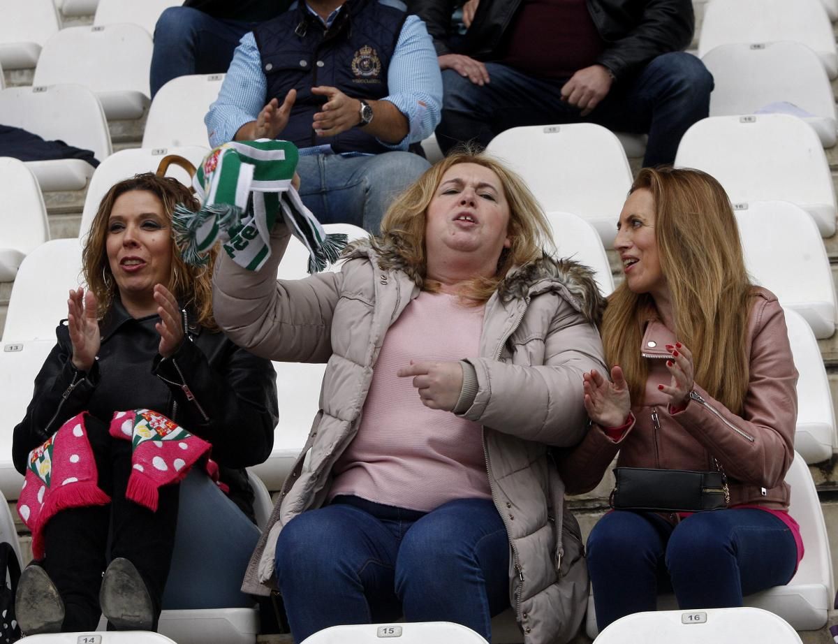 La afición cordobesista en el partido contra el Mallorca