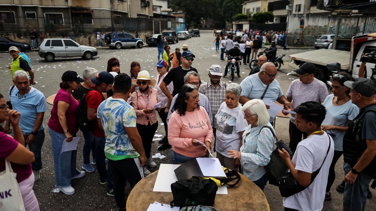 Día electoral en Venezuela.