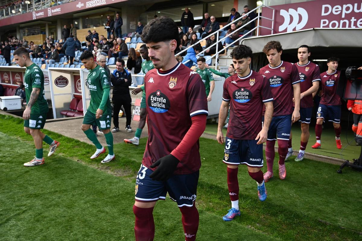 Antonio Montoro, en el partido ante el Arenteiro.