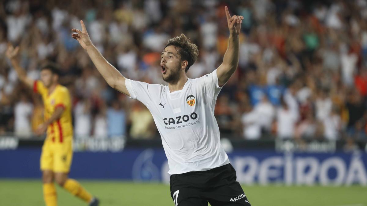 Nico tras ver anulado su gol contra el Girona