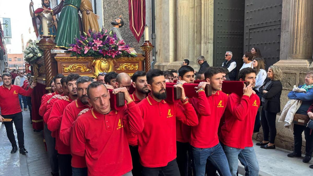 Un momento de la Concentración de Pasos en la iglesia de Belén.