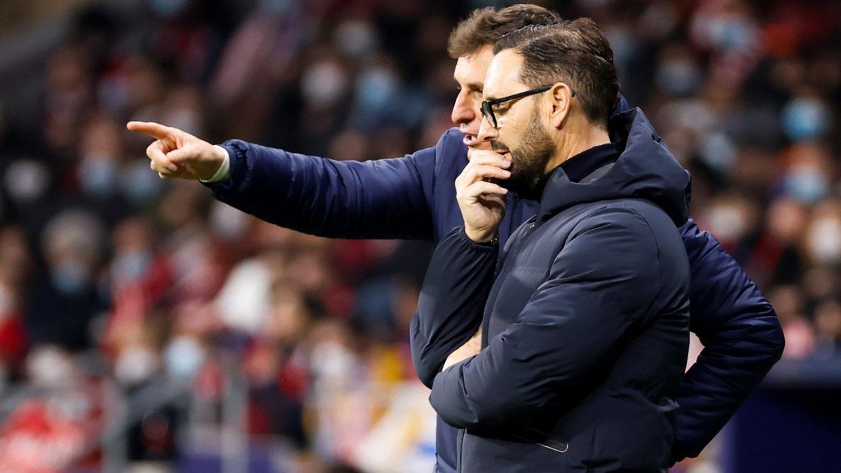 Bordalás, durante el partido