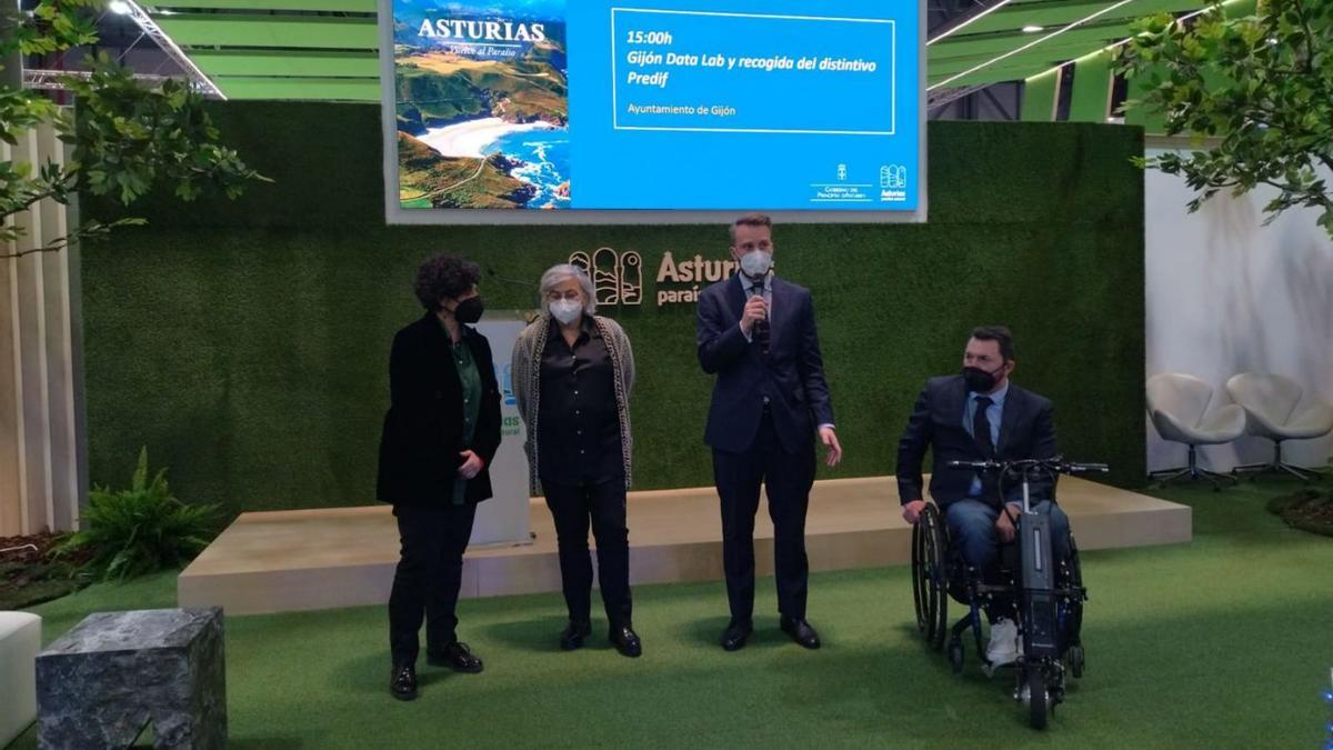 Berta Piñán, Ana González, Daniel Martínez Junquera y Francisco Sardón.