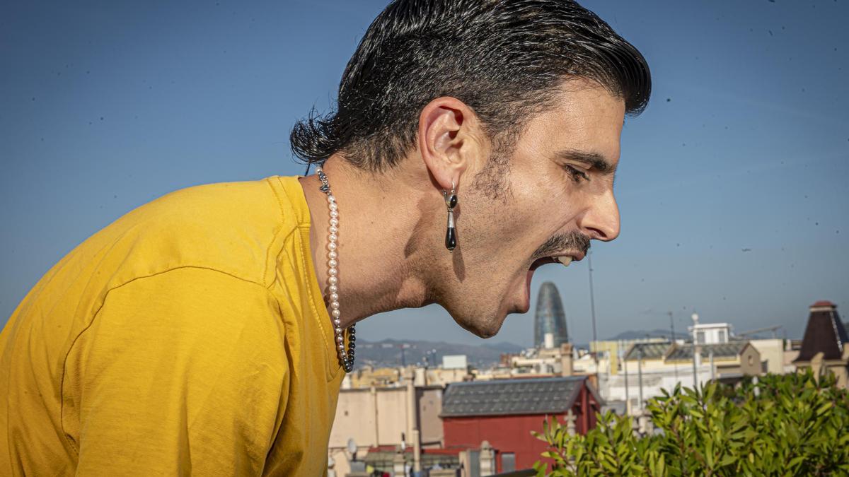 Rodrigo Cuevas, retratado la semana pasada en Barcelona