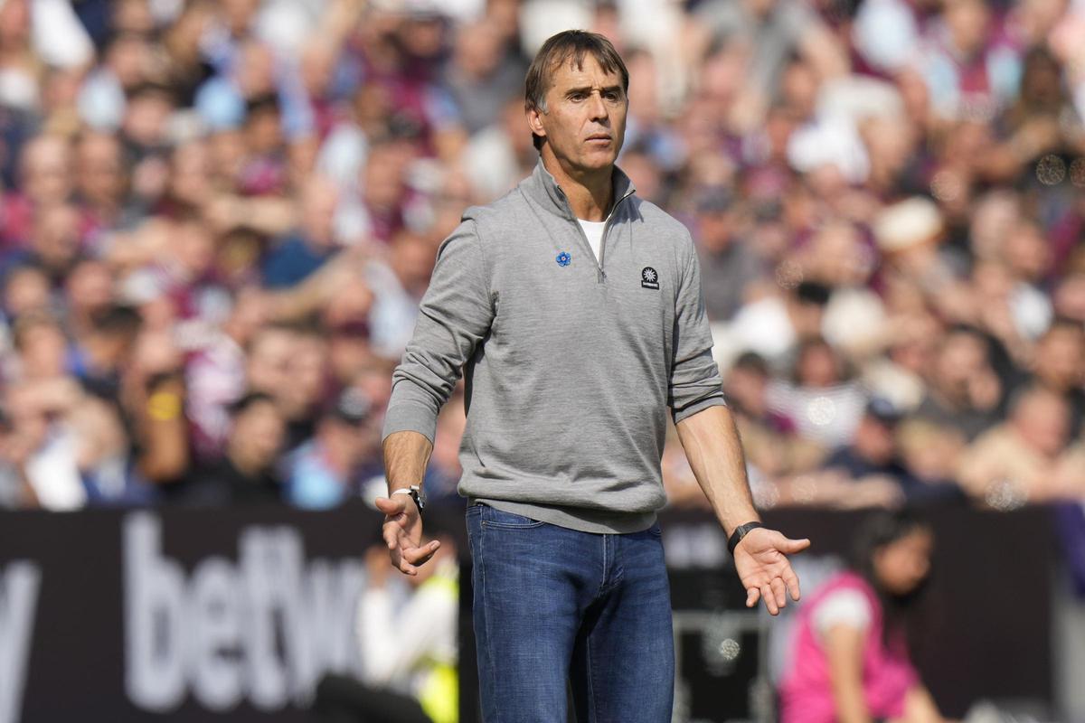 Lopetegui fue abucheado en el London Stadium