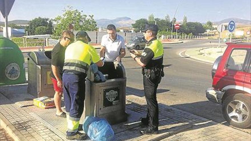 Más control y multas de 600 euros por abandonar basura