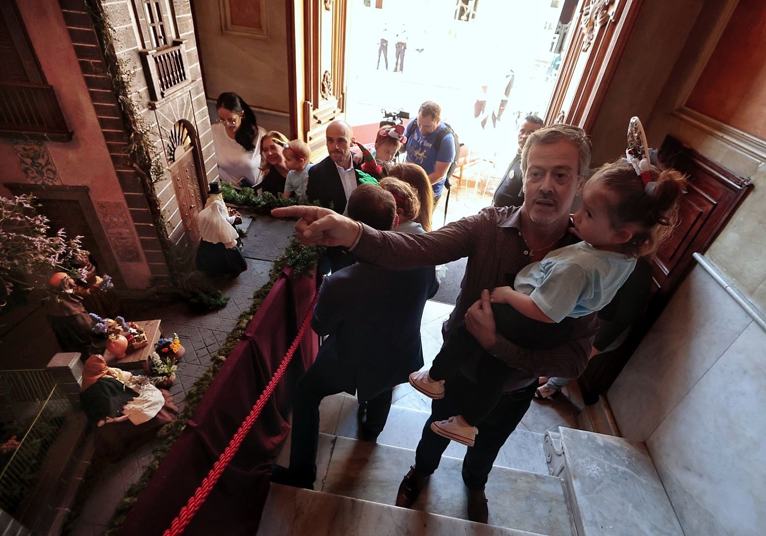 Inauguración del Belén del Ayuntamiento de Santa Cruz