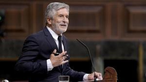 Fernando Grande-Marlaska, en el Congreso de los Diputados.