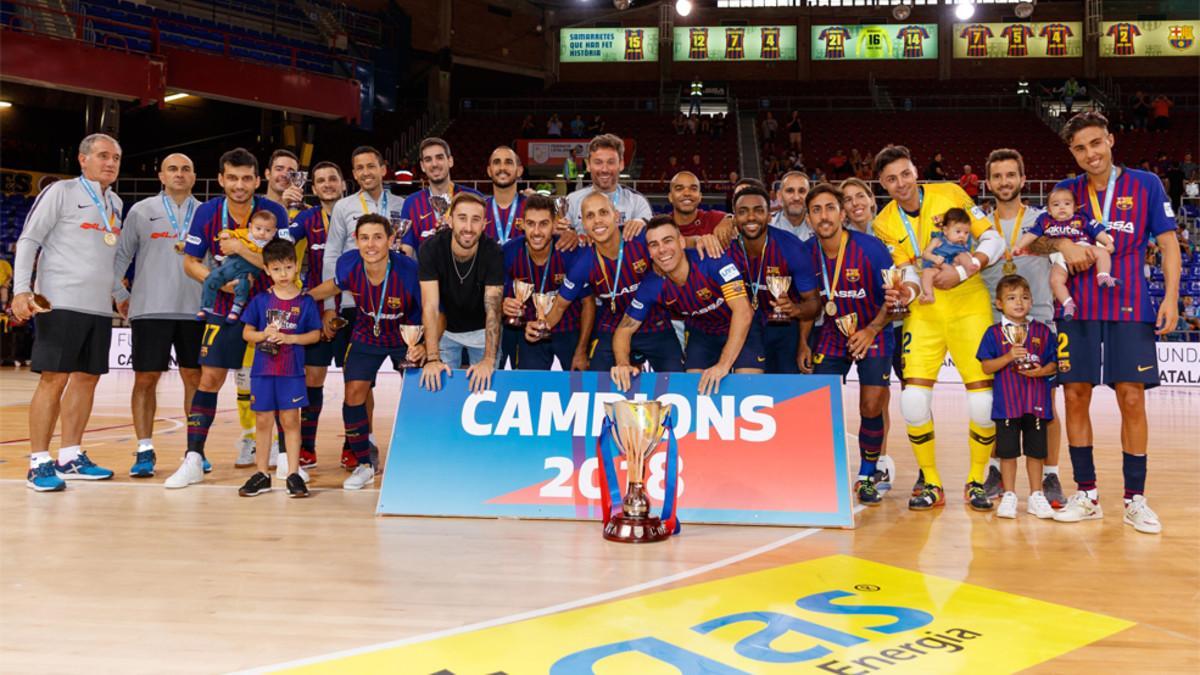 El Barça lassa sumó una nueva Copa Catalunya de fútbol sala