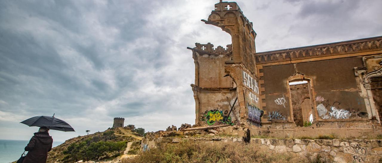 Estado en el que ha quedado la Villa Giacomina tras el derrumbe.