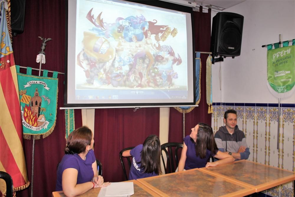 Los infantiles de la falla José María Bayarri eligen su proyecto 2020