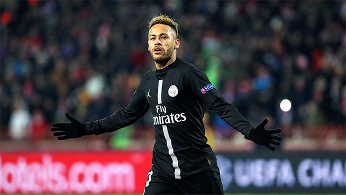 La espléndida jugada de Neymar ante el Estrella Roja que terminó con gol