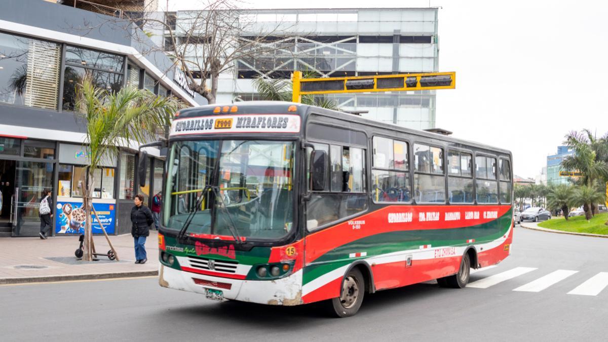 Un autobús en Perú.