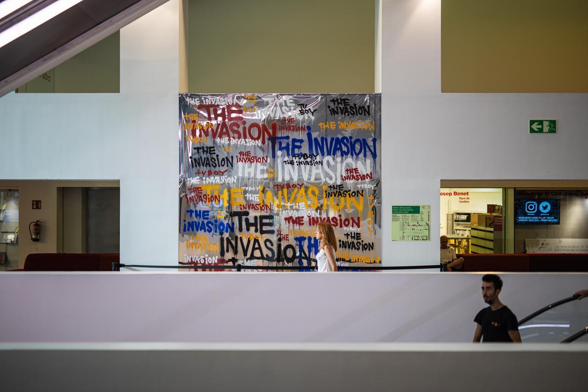 Exposición de TVBoy en el Disseny Hub de Barcelona