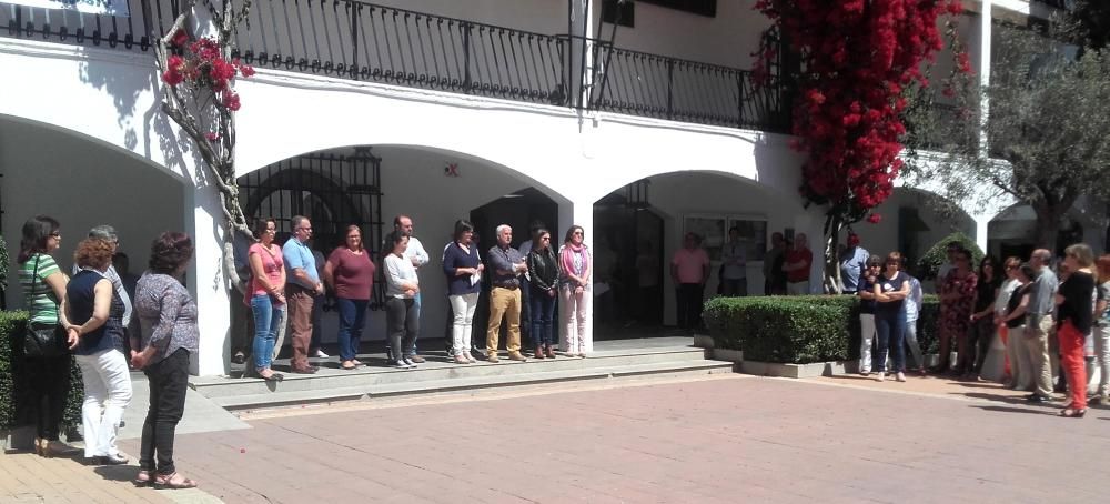 Minuto de silencio en Altea