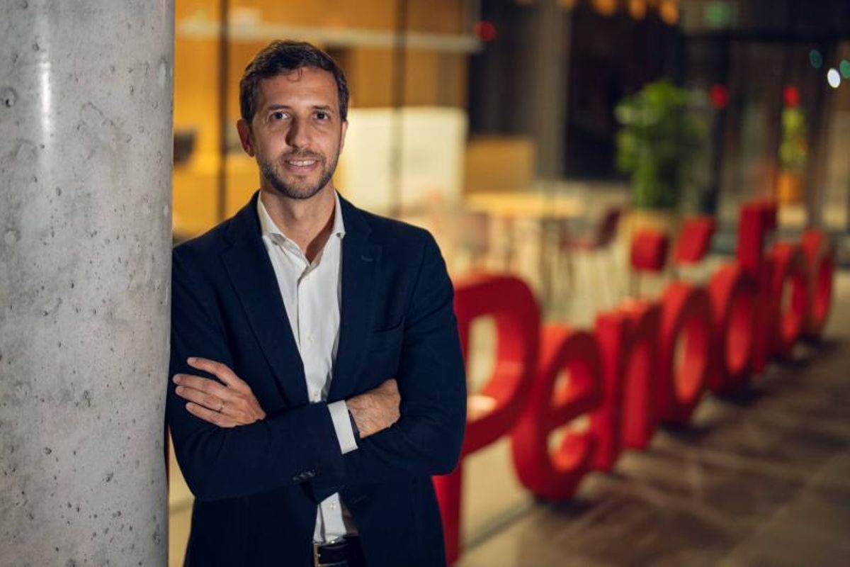 Felipe Fernández de Aramburu, este martes después de la entrevista. Felipe Fernández de Aramburu, este martes después de la entrevista.