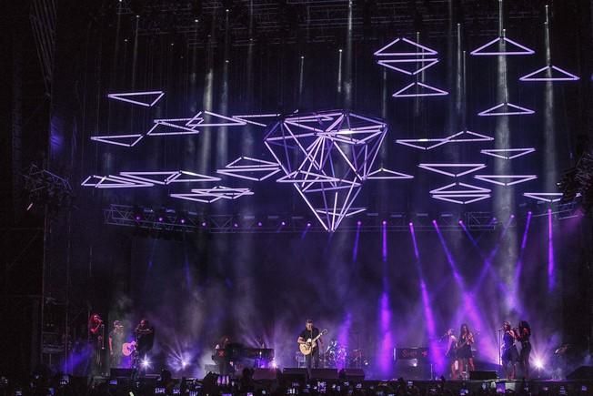 05/08/2016 MUSICA CULTURA concierto de Aljandro Sanz en el estadio de la manzanilla de la laguna