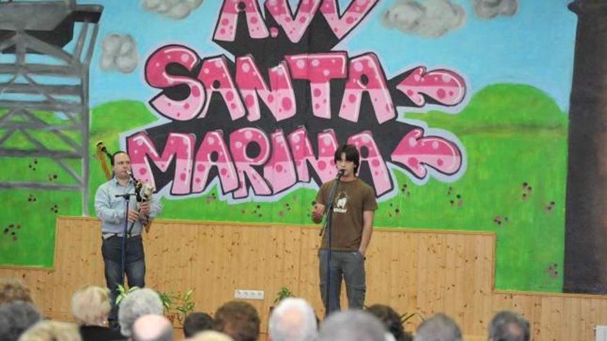 Una de las actuaciones de la pasada edición del concurso de Santa Marina.