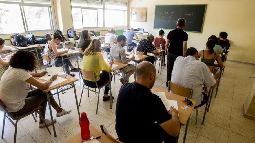 Fotografía de archivo de las oposiciones de Educacion de 2019.