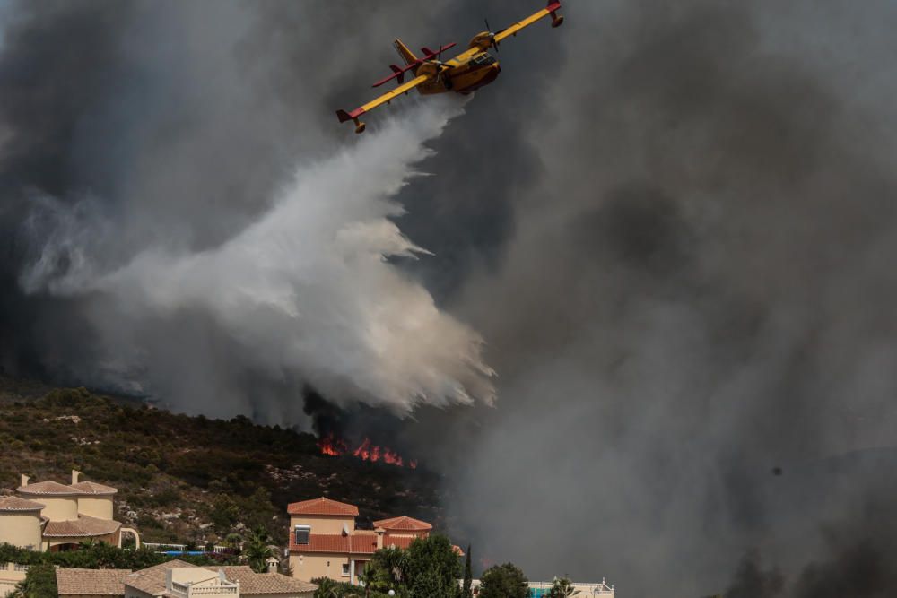 Incendio en Jávea