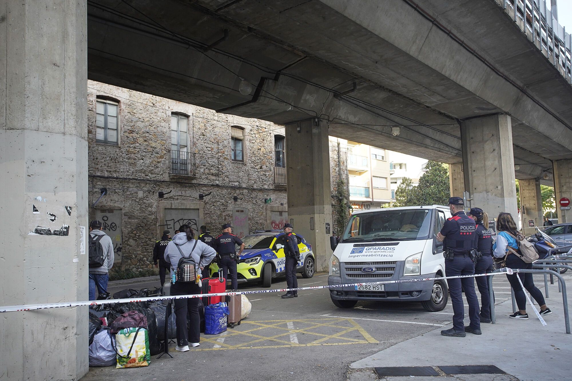 Girona carrer Tomàs Mieres desallotjament edifici ocupat