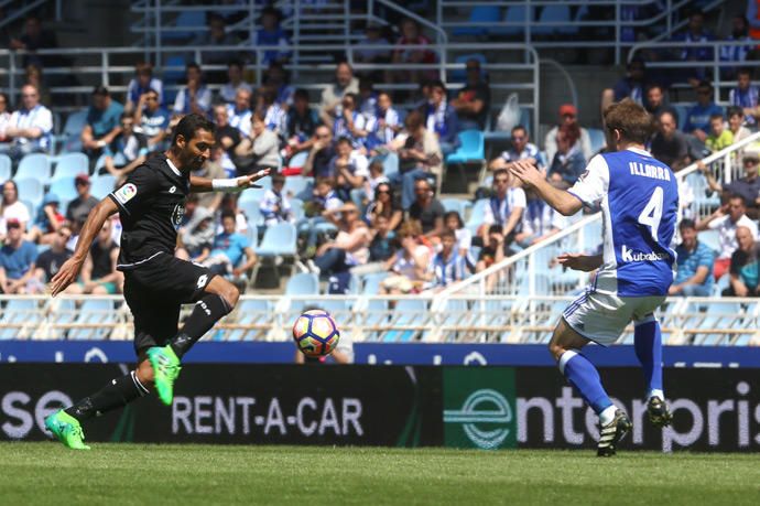 El Dépor cae ante la Real en Anoeta