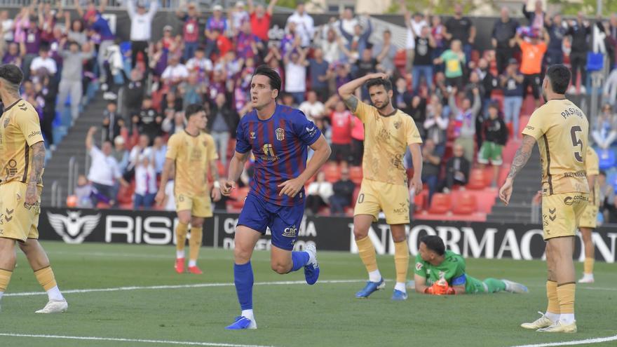 Eldense-Málaga: El Eldense salva el primer ‘match ball’